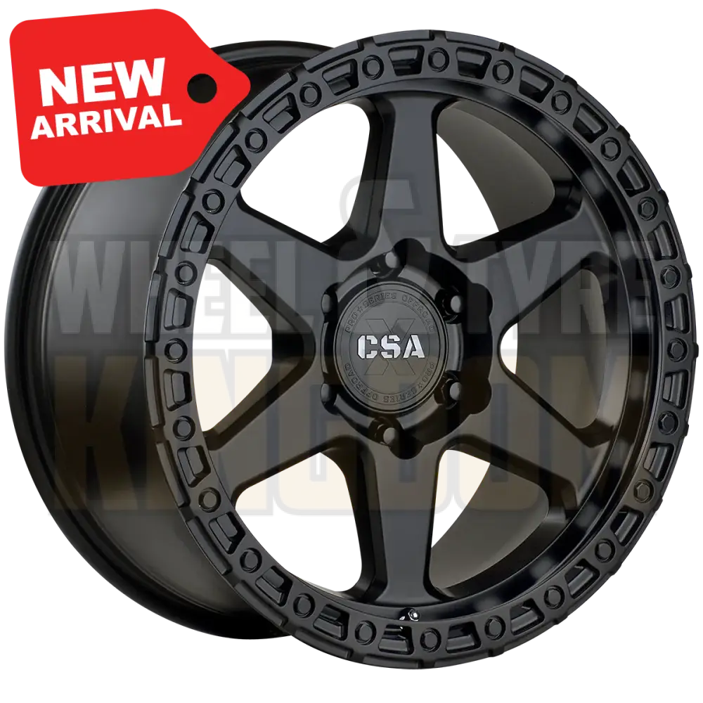 CSA Sandstorm 18x9 6x139.7 +40 Satin Black - Wheels