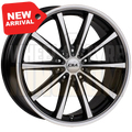 CSA Savanna 16x6.5 5x108-114.3 +45 Gunmetal Black Machined Face - Wheels