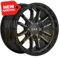 CSA Thor 17x9 6x139.7 +40 Satin Graphite Black Lip - Wheels