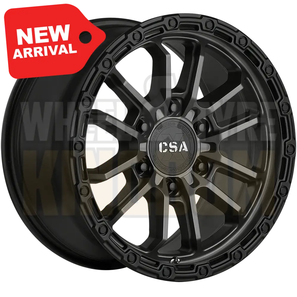 CSA Thor 17x9 6x139.7 +40 Satin Graphite Black Lip - Wheels