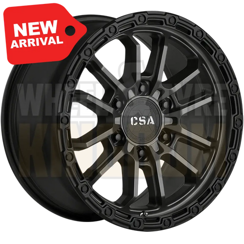 CSA Thor 17x9 6x139.7 +40 Satin Graphite Black Lip - Wheels