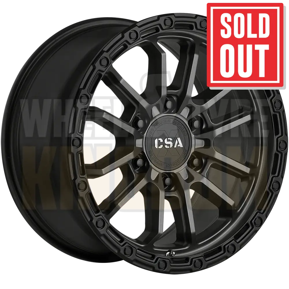 CSA Thor 18x9 6x139.7 +20 Satin Graphite Black Lip - Wheels