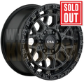 CSA Thunder 17x9 6x139.7 +35 Satin Black - Wheels
