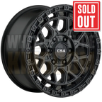 CSA Thunder 17x9 6x139.7 +35 Satin Black - Wheels