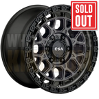 CSA Thunder 17x9 6x139.7 +35 Satin Black - Wheels