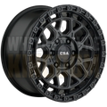 CSA Thunder 17x9 6x139.7 +35 Satin Black - Wheels