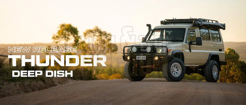 CSA Thunder 17x9 6x139.7 Zero Satin Graphite Black Lip - Wheels