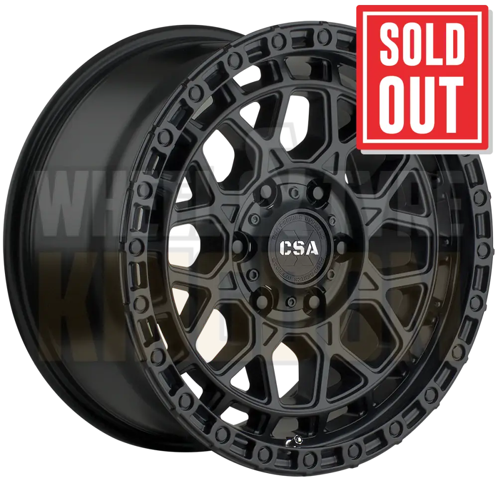 CSA Thunder 18x9 6x139.7 +35 Satin Black - Wheels