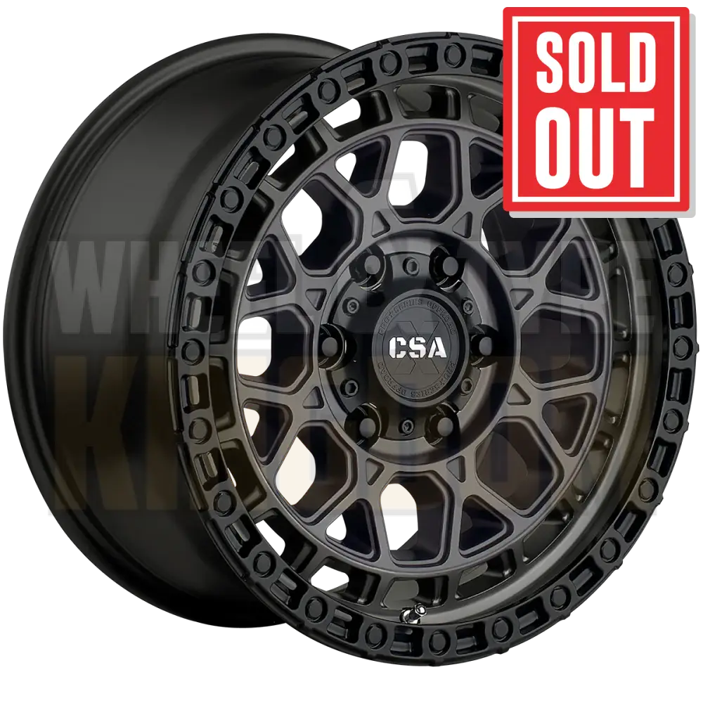CSA Thunder 18x9 6x139.7 +35 Satin Black - Wheels