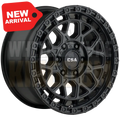 CSA Thunder (Deep Dish) 17x9 5x150 -12 Satin Black - Wheels