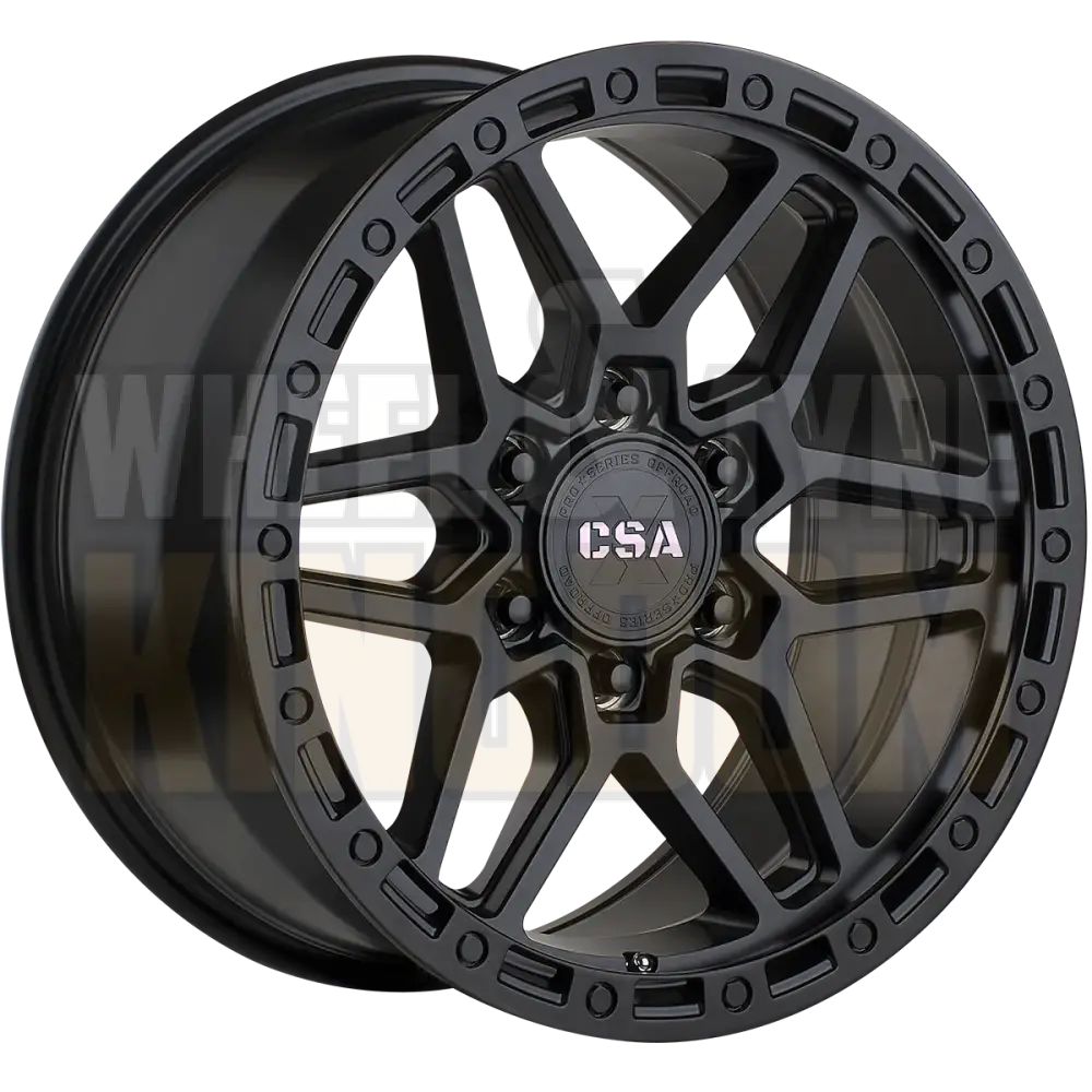 CSA Traction 17x9 6x139.7 +35 Satin Black - Wheels