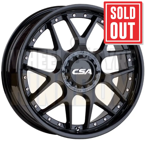 CSA Vertigo GT 17x7 5x108-114.3 +40 Gloss Black - Wheels