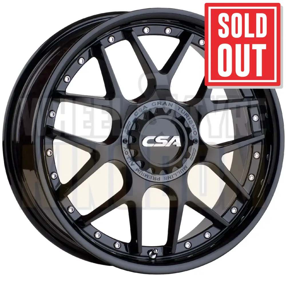 CSA Vertigo GT 18x8 5x100-112 +43 Gloss Black - Wheels