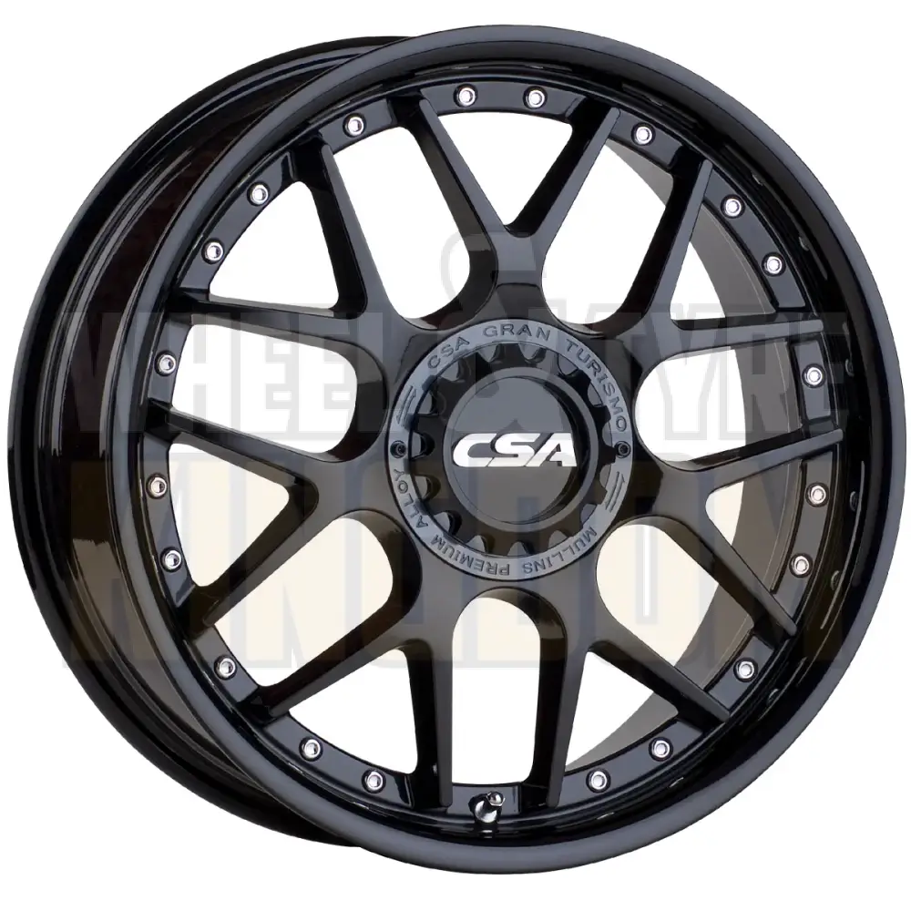 CSA Vertigo GT 18x8 5x115-120 +40 Gloss Black - Wheels