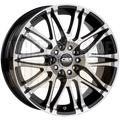 CSA Vorst 17x7 5x108-114.3 +40 Gunmetal Black Machined Face - Wheels