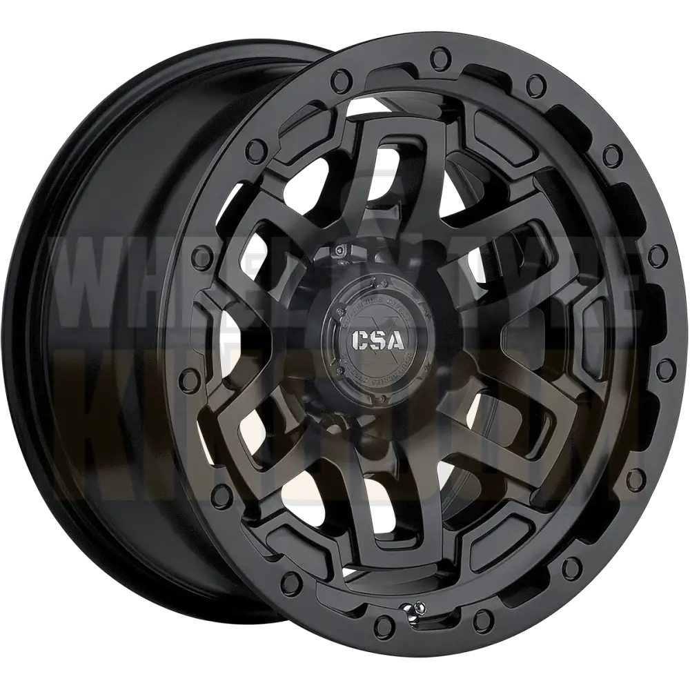 CSA Wrath 17x9 6x139.7 Zero Satin Black - Wheels