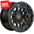 CSA Wrath 17x9 6x139.7 Zero Satin Black - Wheels