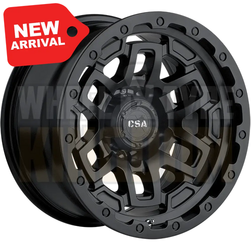 CSA Wrath 17x9 6x139.7 Zero Satin Black - Wheels