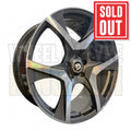 GEN-F2 R8 22x9 - GUNMETAL MACHINED - FORGED SET
