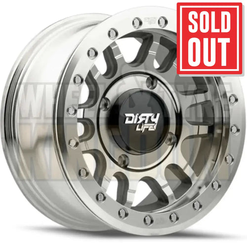 DIRTY LIFE 15x7 +0 5x139.7 CANYON PRO SXS MACHINED BEADLOCK