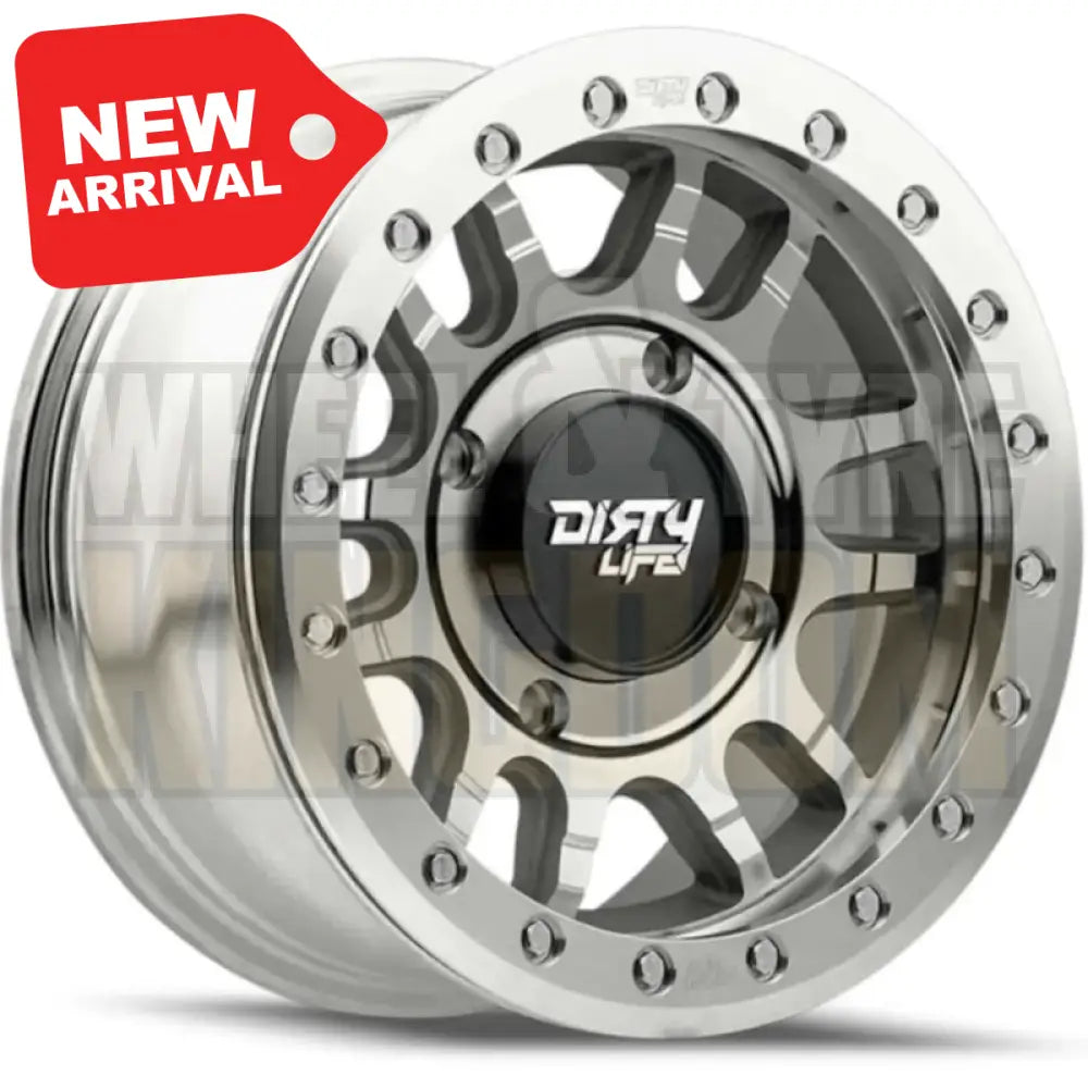 DIRTY LIFE 15x7 +0 5x139.7 CANYON PRO SXS MACHINED BEADLOCK
