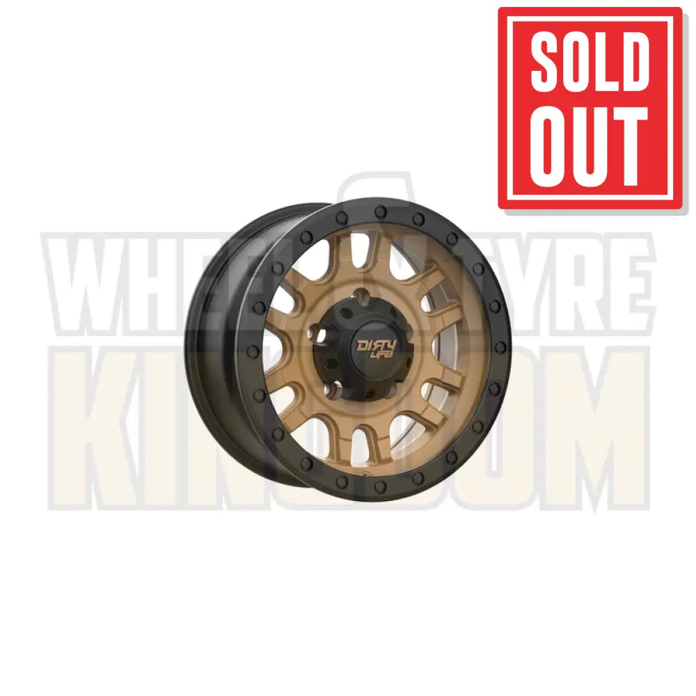 DIRTY LIFE 15x7 +3 5x139.7 CANYON PRO DARK MATTE BRONZE BLACK LIP