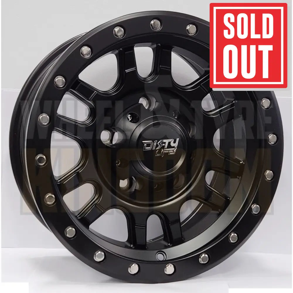 DIRTY LIFE 15x7 +3 5x139.7 CANYON PRO MATTE BLACK