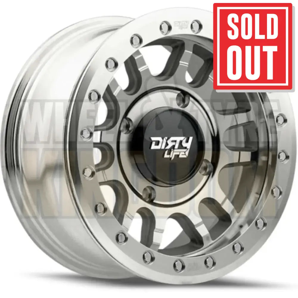 DIRTY LIFE 15x7 -5 5x139.7 CANYON PRO SXS MACHINED BEADLOCK