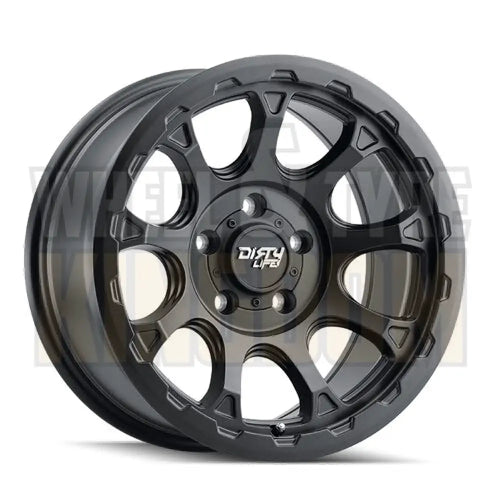DIRTY LIFE 17x8.5 -6 6x139.7 DRIFTER MATTE BLACK