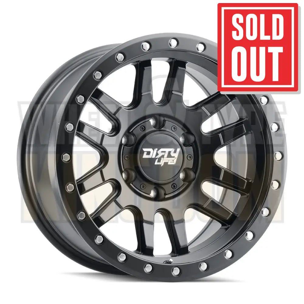 DIRTY LIFE 17x9 +0 5x150 CANYON PRO MATTE BLACK