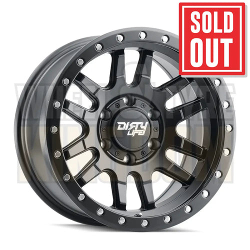 DIRTY LIFE 17x9 +0 5x150 CANYON PRO MATTE BLACK
