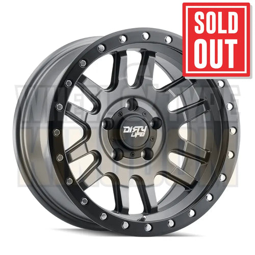 DIRTY LIFE 17x9 +0 5x150 CANYON PRO SATIN GRAPHITE BLACK LIP