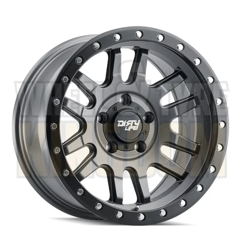DIRTY LIFE 17x9 +0 5x150 CANYON PRO SATIN GRAPHITE BLACK LIP