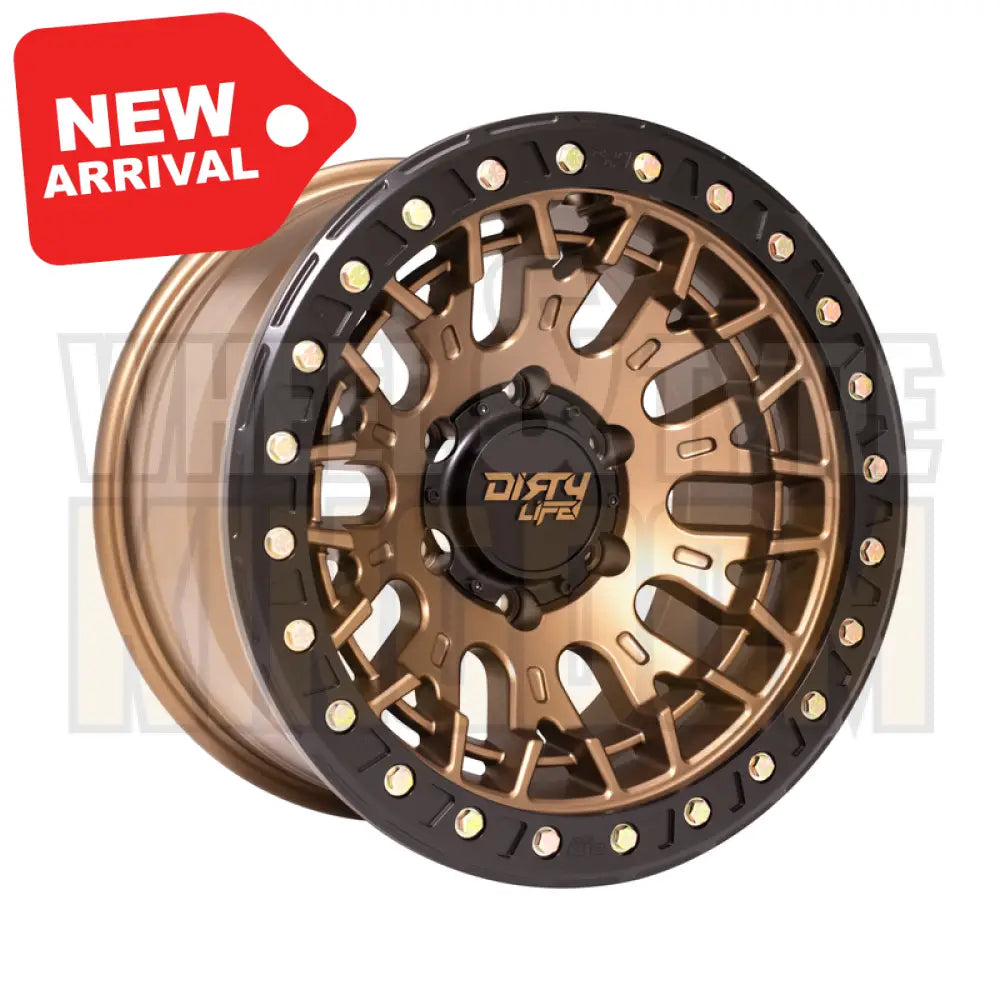 DIRTY LIFE 17x9 +0 6x139.7 DUAL TEK DARK DT3 MATTE BRONZE