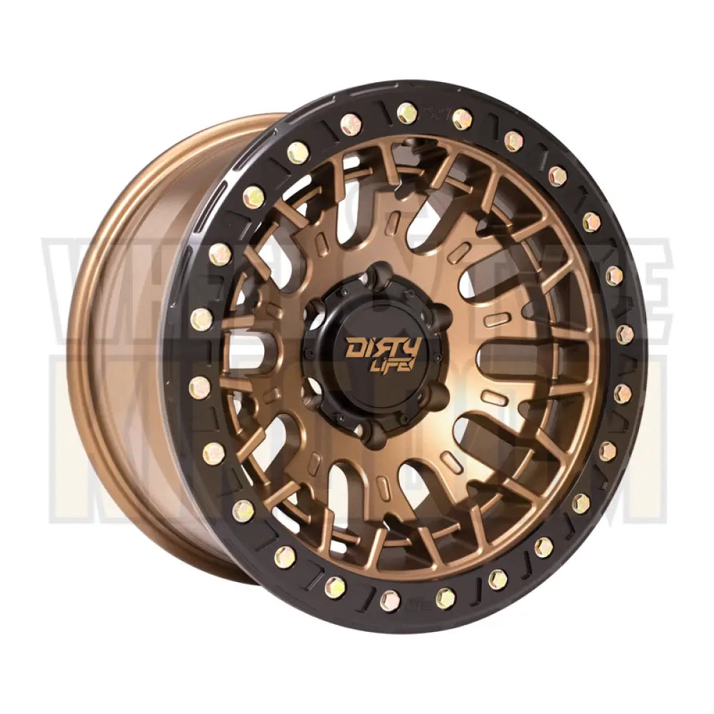 DIRTY LIFE 17x9 +0 6x139.7 DUAL TEK DARK DT3 MATTE BRONZE