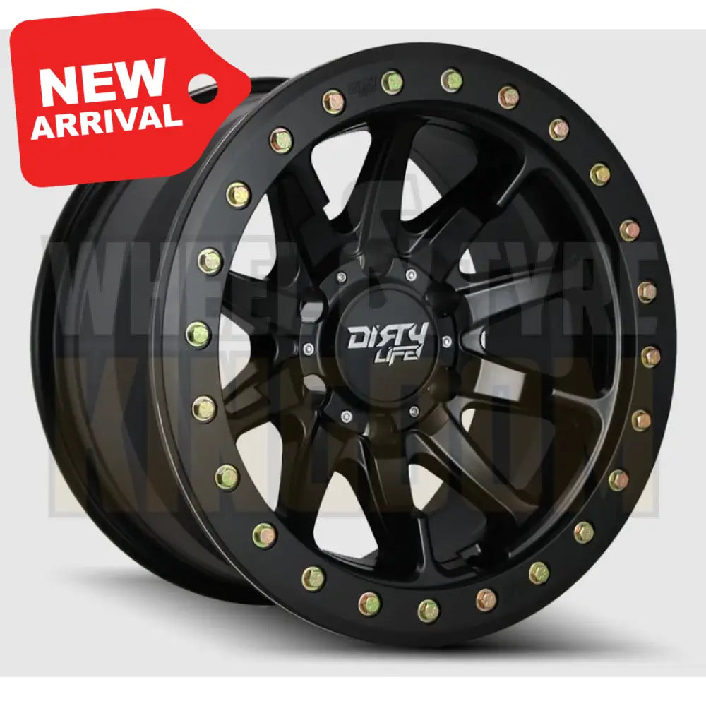 DIRTY LIFE 17x9 +0 6x139.7 DUAL TEK DT2 MATTE BLACK