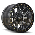DIRTY LIFE 17x9 +0 6x139.7 DUAL TEK SATIN GRAPHITE BLACK LIP DT1