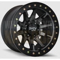 DIRTY LIFE 17x9 -12 5x127 DUAL TEK SATIN GRAPHITE BLACK LIP DT2