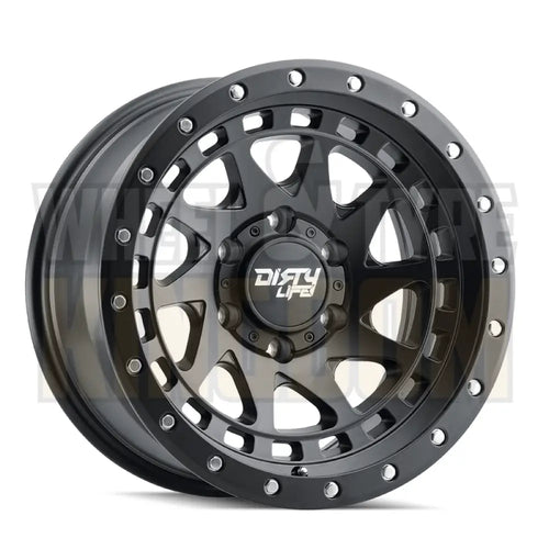 DIRTY LIFE 17x9 -12 5x127 ENIGMA PRO MATTE BLACK