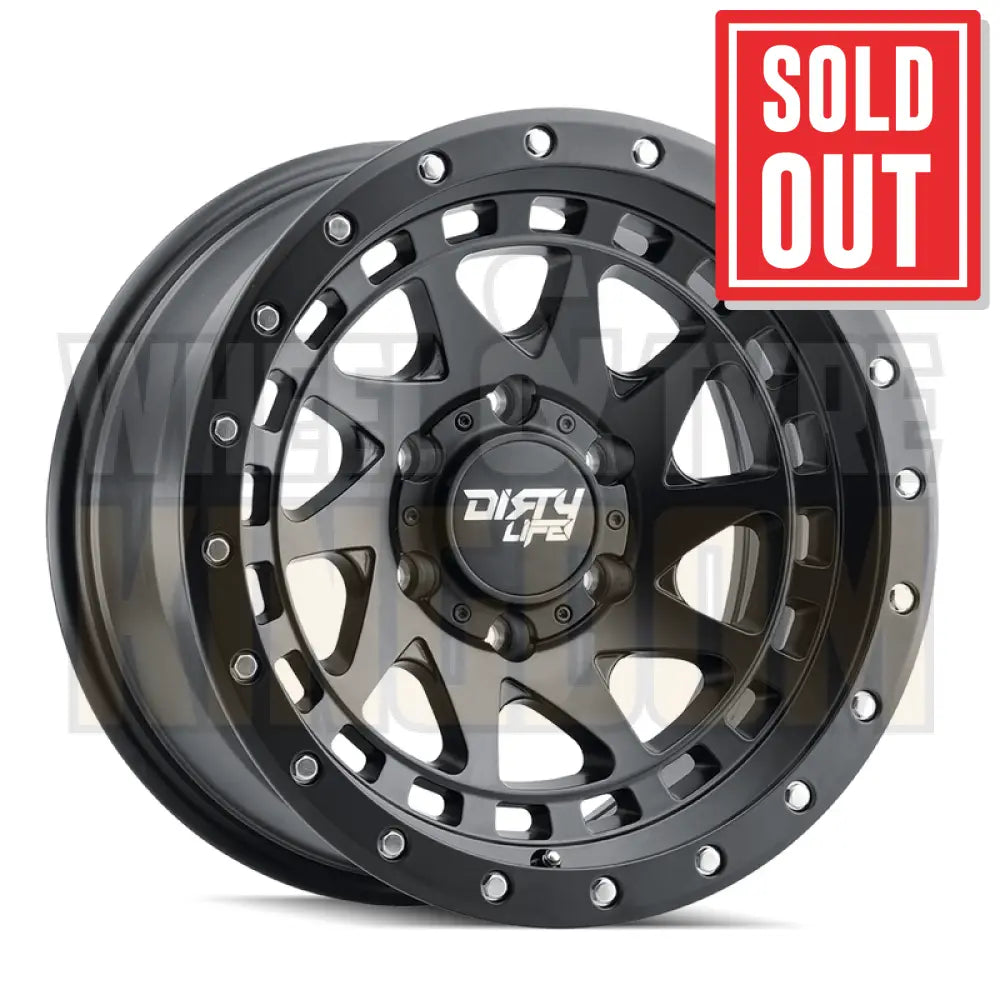 DIRTY LIFE 17x9 -12 5x127 ENIGMA PRO MATTE BLACK