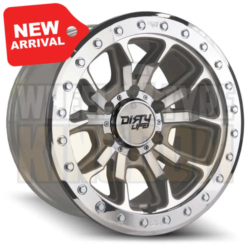Dirty Life 17x9 -12 5x150 Dual Tek DT1 Machined