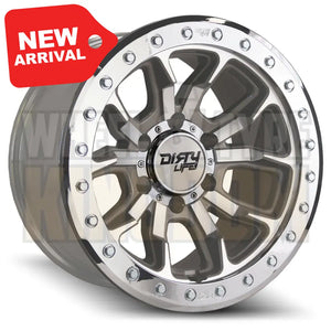 DIRTY LIFE 17x9 -12 5x150 DUAL TEK DT1 MACHINED