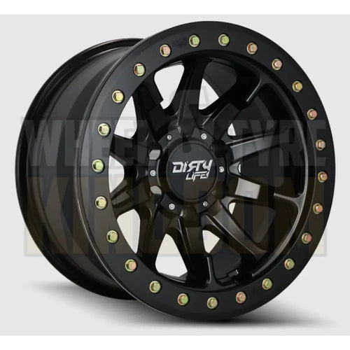 DIRTY LIFE 17x9 -12 5x150 DUAL TEK DT2 MATTE BLACK