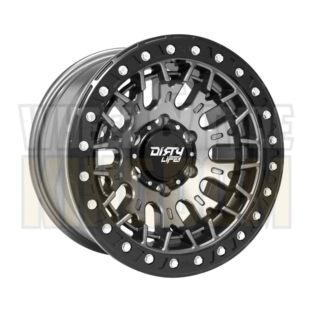 DIRTY LIFE 17x9 -12 5x150 DUAL TEK DT3 GLOSS METALLIC GRAPHITE