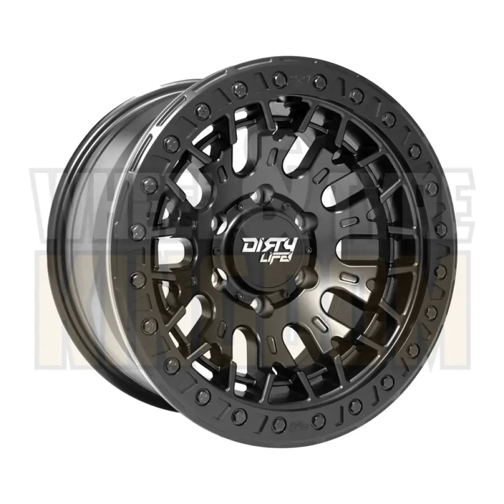 DIRTY LIFE 17x9 -12 5x150 DUAL TEK DT3 MATTE BLACK
