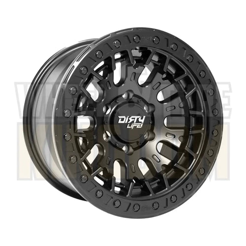 DIRTY LIFE 17x9 -12 5x150 DUAL TEK DT3 MATTE BLACK