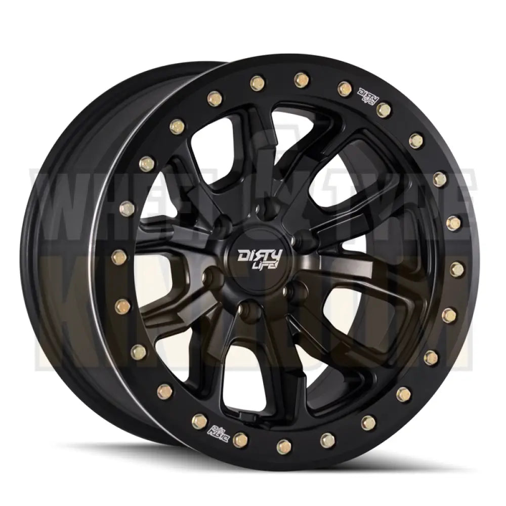 Dirty Life 17x9 -12 6x139.7 Dual Tek DT1 Matte Black
