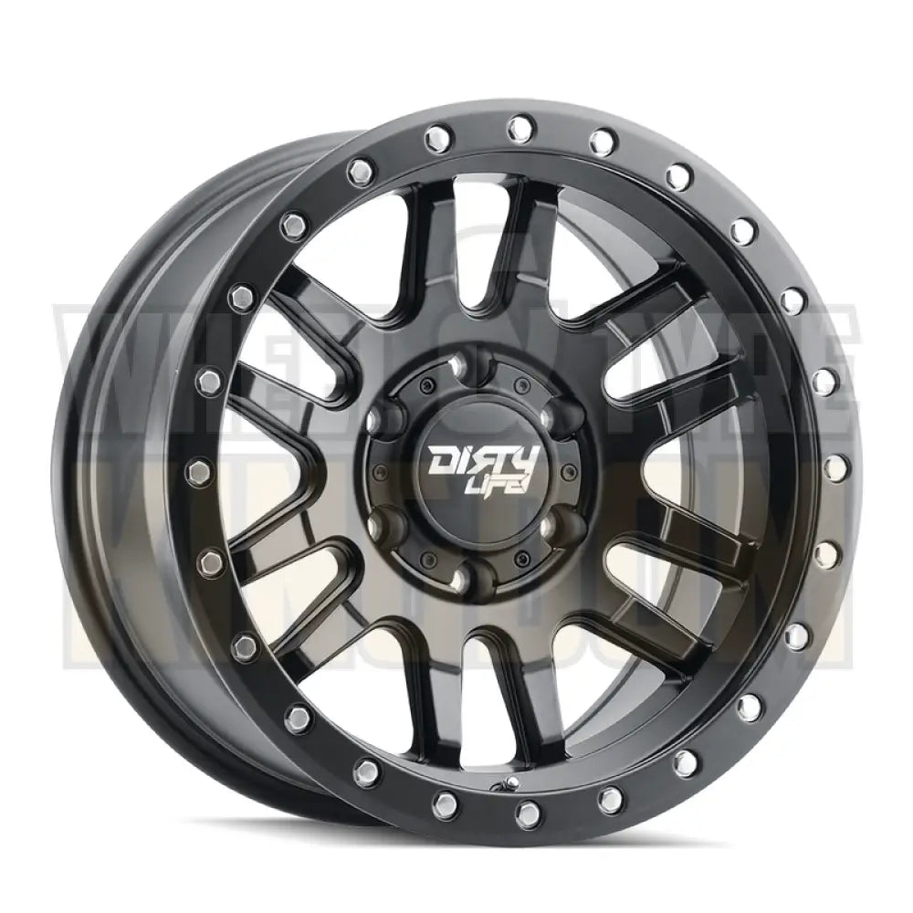 DIRTY LIFE 17x9 +15 5x127 CANYON PRO MATTE BLACK