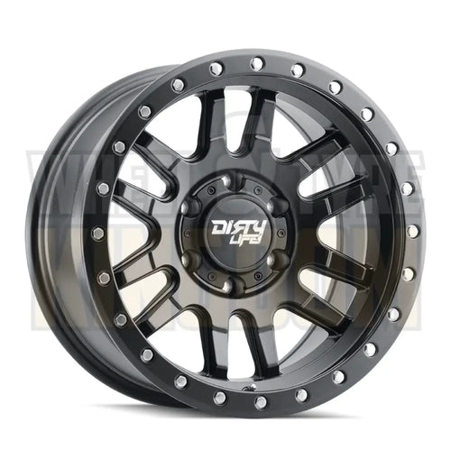 DIRTY LIFE 17x9 +15 5x127 CANYON PRO MATTE BLACK