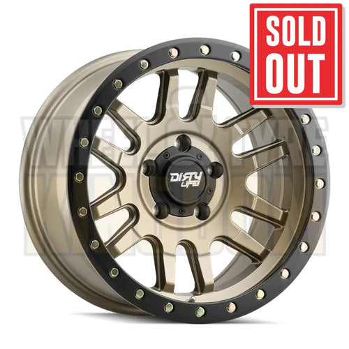 DIRTY LIFE 17x9 +15 5x127 CANYON PRO SATIN GOLD BLACK LIP